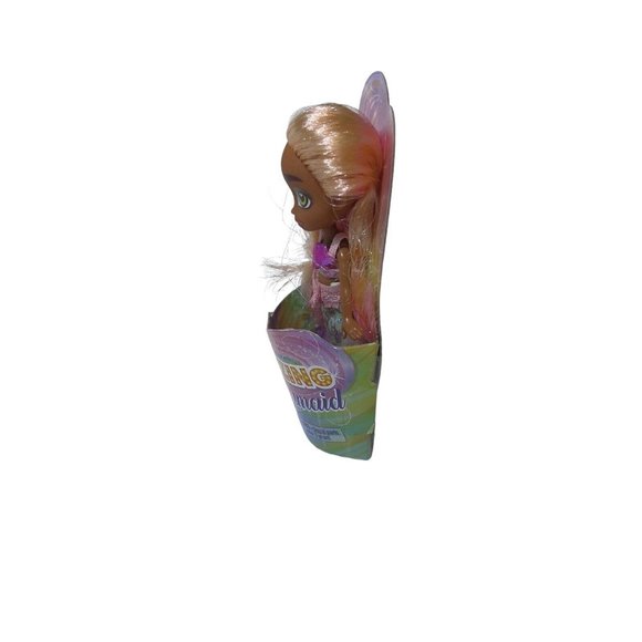 HAIRMAZING Mermaid Mini Doll Colorful Blonde Hair 4.25”x 1.5” NEW - Picture 4 of 6